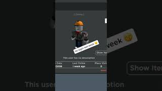 Builderman is online?! 🤯 || #shorts