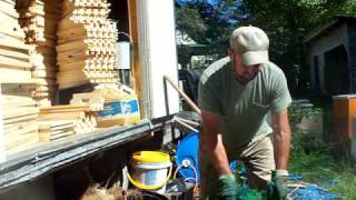 Beekeeping,Treating wood Beehive boxes,tops,bottoms.Beekeepers Bee hives preservation wood rot stop