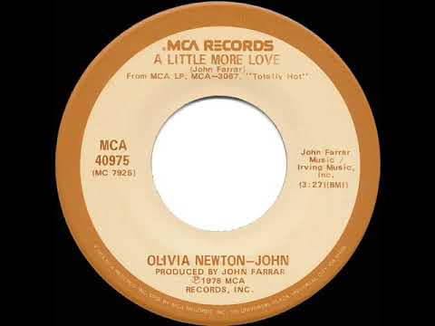 1979 HITS ARCHIVE: A Little More Love - Olivia Newton-John (stereo 45)