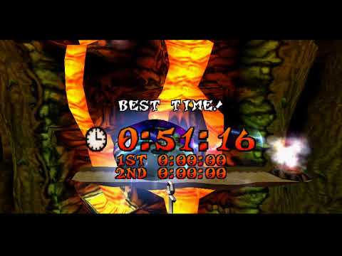 Crash Bandicoot - Warped (PS1) 105% Walkthrough pt51 (final) - Eggipus Rex Gem + Relic and Last Gem
