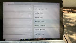 Logging training into target solutions