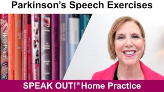 Parkinson’s Speech Exercises: NOVELS
