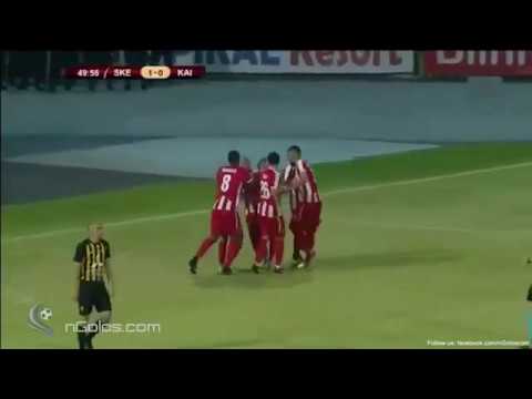 KF Skenderbeu vs Kairat Almaty 2-0 GOALS (agg 3-1) - UEFA Europa League 2017/18 Qualification Rnd 2