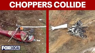 2 helicopters crash in NJ; one dead, one critically injured