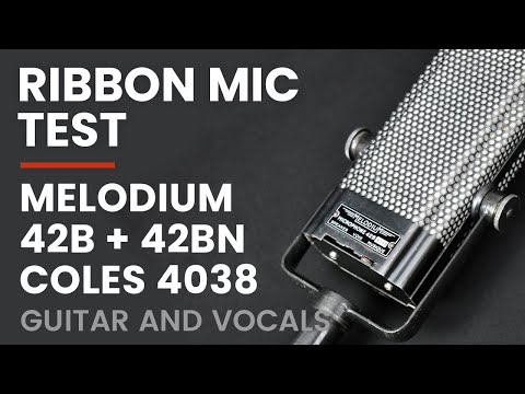 Test #4 Melodium 42Bn, Coles 4038, Melodium 42B, Ribbon Microphone Shootout on Vocals and Guitar