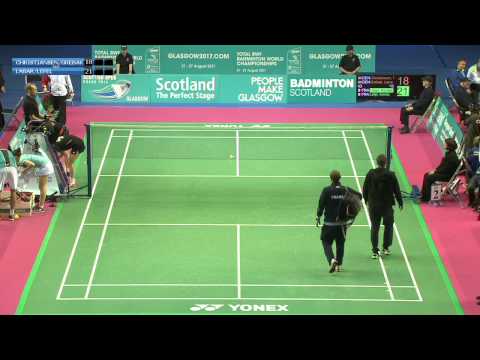 Badminton - Christiansen / Grebak vs Labar / Lefel (XD, QF) - Scottish Open 2015