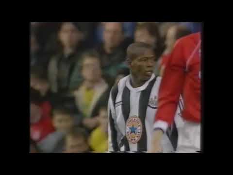 Newcastle United - Tino Asprilla Steps Off Plane Wins Game v Middlesbrough 1996