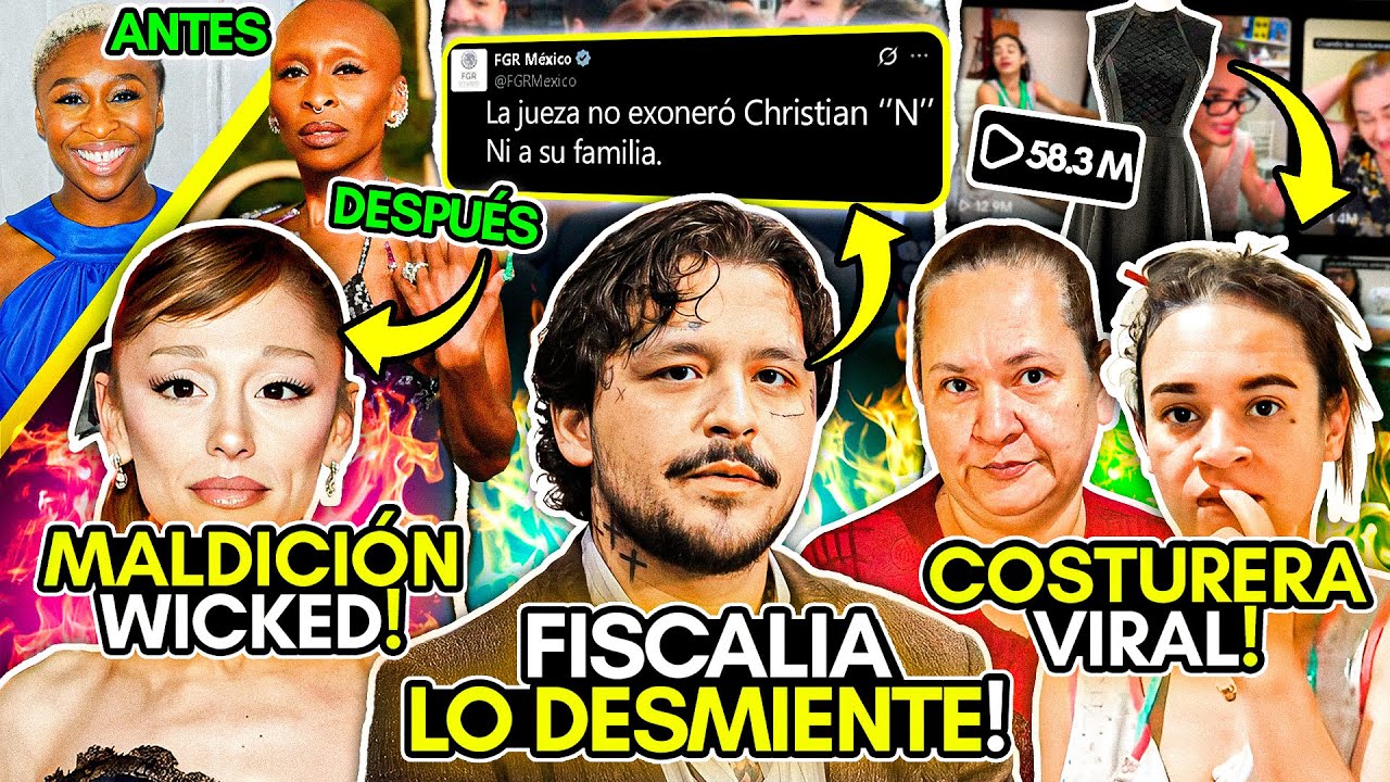 FISCALÍA ACABA con NODAL! CAZZU REVELA! ARIANA PREOCUPA! MALDICIÓN de WICKED!? COSTURERA viral!