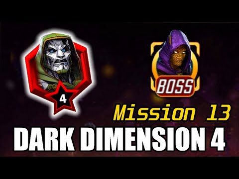 Node 13 | Dark Dimension 4 | Complete Walkthrough | Marvel Strike Force | MSF | DD4