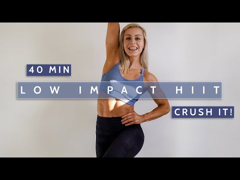 40 MIN NO JUMPING HIIT | Low Impact but Intense | Super Sweaty | Full Body | Fun | Crusher