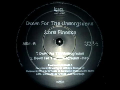 Lord Finesse  -  Down For The Underground "Buckwild" (Instrumental) 1996