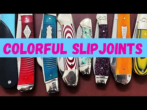 10 Colorful Slipjoint Knives: Rough Ryder, Case, Frost Cutlery, Queen