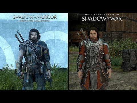 shadow of mordor Vs Middle-earth - Shadow of War  | Comparison
