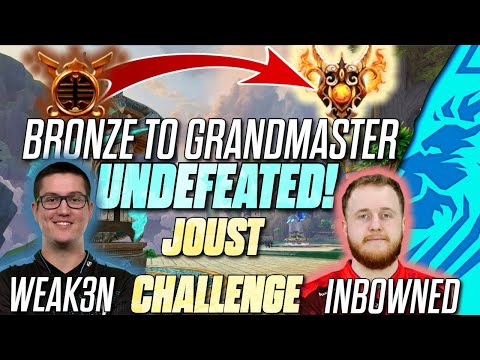 BRONZE TO GRANDMASTER UNDEFEATED JOUST CHALLENGE FT. WEAK3N & INBOWNED!