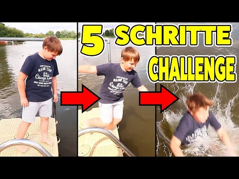5 Schritte VORWÄRTS Challenge 😝 TipTapTube UNCUT