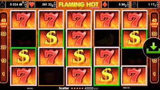 NEW BIG WIN Slot on EGT Flaming Hot Extreme – 5 Scatter! 🔥