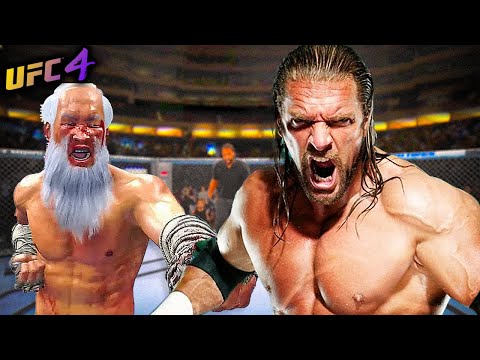 Triple H vs. Old Bruce Lee (EA Sports UFC 4)