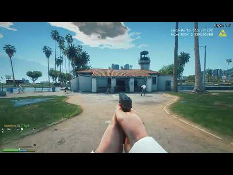 GTA V 경찰모드 형사 짬밥 - LSPDFR 0.4.9🚔 - LSPD/LAPD - Detective / Unmarked -Shots Fired [4K] [60Hz]