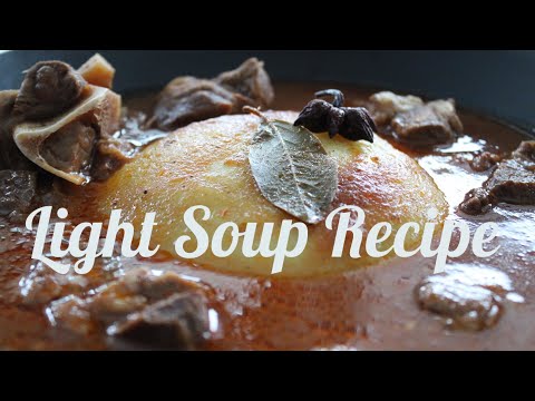 Let's Make Goat Meat Light Soup/Aponkye Nkrakra/Mian Karakara