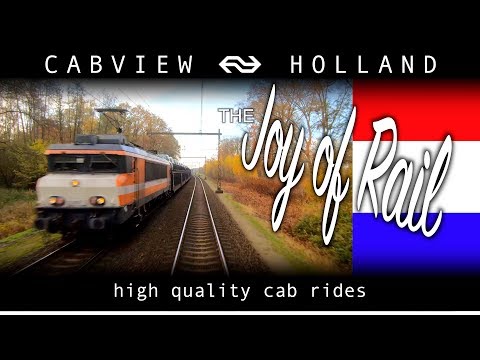 Spotters, bike, broken level crossing.. CABVIEW HOLLAND Enschede - Deventer VIRM 17nov 2019