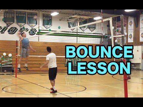 How To BOUNCE A VOLLEYBALL (Volleyball Tutorial) thumbnail