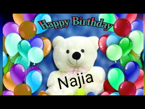 Najia | Happy Birthday Najia 🎂 🎉 | Birthday Wishes 🕯️