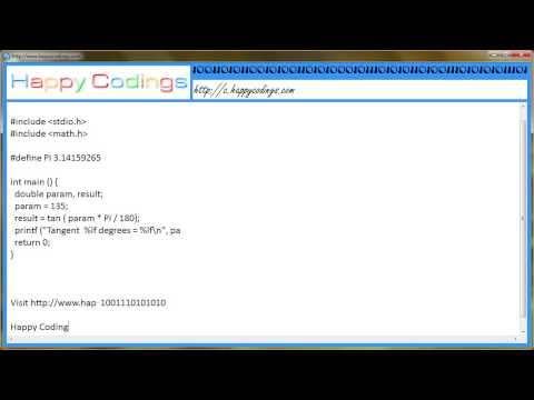 C Math Tan Codelearning