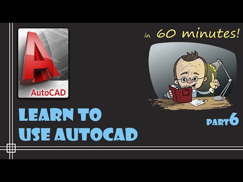 AutoCAD Complete tutorial for Beginners Learn to use Autocad in 60 minutes Part 1