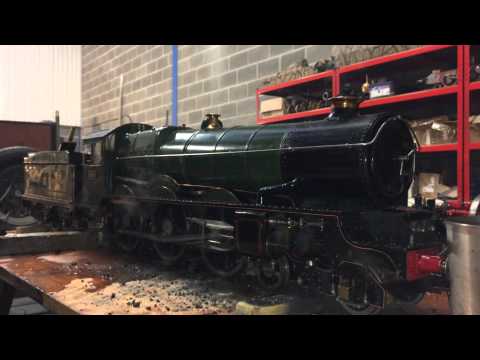 3 1/2" GWR King on test