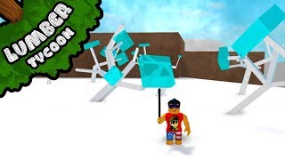 New ICE TREES Location in Lumber Tycoon 2!! - Roblox