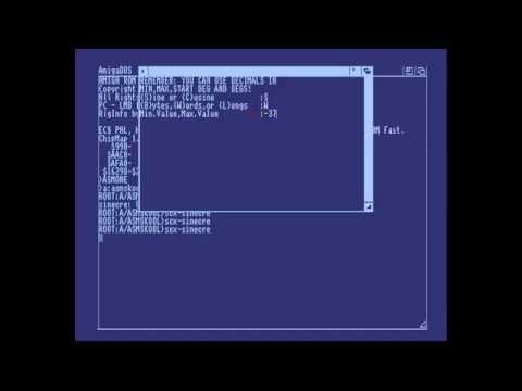 Amiga Hardware Programming 33 - Move a copper bar using sine curves