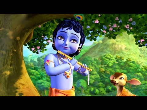 Little Krishna's Flute Music 🎵 #krishna #flutemusic