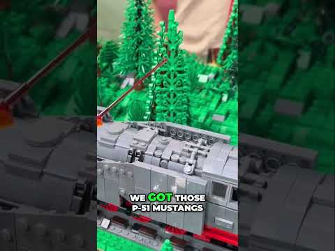 LEGO WWII Armored Train vs. P-51 Mustangs: Epic Showdown!