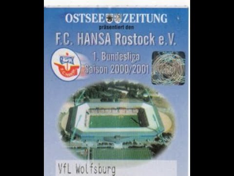 Hansa Rostock gegen VFL Wolfsburg - 00/01 - 10. Spieltag - 1. Bundesliga - ran (Sat. 1)