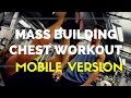 BUILDING MASS | Chest and Triceps ft. JP [MOBILE VERSION]
