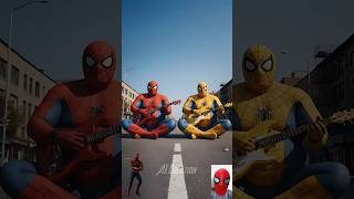 fatty Marvel and DC heroes 😱 and his clone playing guitar #avengers #shorts #marvel