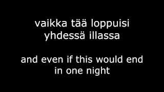 Haloo Helsinki! - Maailma on tehty meitä varten w/ English and Finnish lyrics