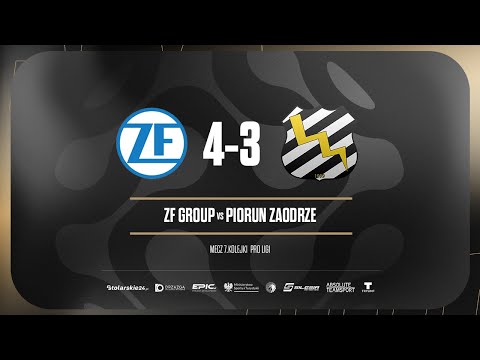 Skrót | ZF GROUP - PIORUN ZAODRZE 4:3 | PRO LIGA, Sezon Jesień 2025 - 09.10.2025