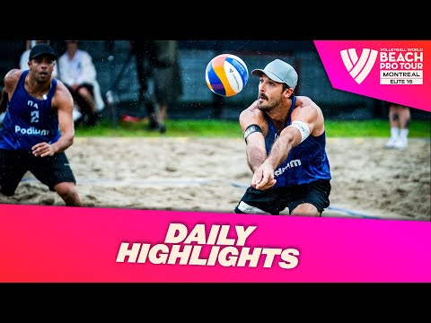 Daily Highlights Men's - Day 2 | Highlights Montréal 2023 #BeachProTour
