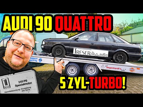 EXTREM seltener TRESER Umbau! - Audi 90 Quattro 5 Zyl Turbo - 20 Jahre vergessen?!