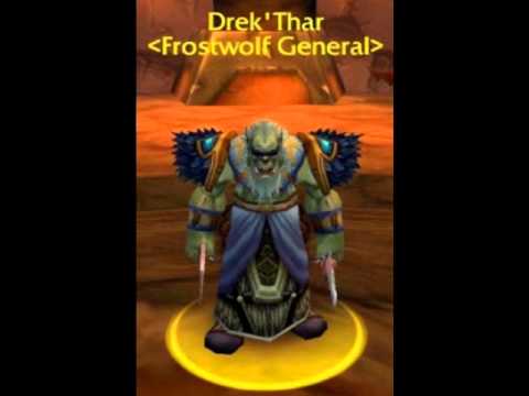 Warcraft 3 Frozen Throne - Drek'Thar Sounds