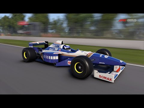 F1 2018 1996 Williams-Renault  FW18 Spain hot lap and replay