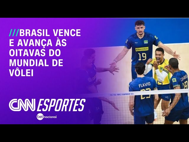 Mundial de Vôlei: Brasil supera República Tcheca e carimba vaga nas oitavas | CNN NOVO DIA