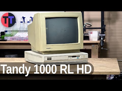 The 8086's Last Gasp - Tandy 1000 RL Hard Drive