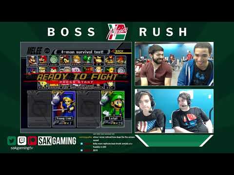 Boss Rush Mexico Grand Finals - TS|Axe (Pikachu/Young Link/Falco) vs Eddy Mexico (Luigi)