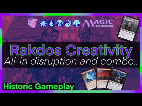 Rakdos Creativity Gameplay - Diamond to Mythic - Historic MTG Arena Deck Tech