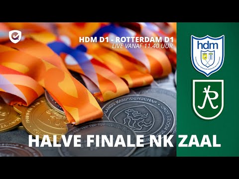 𝗛𝗮𝗹𝘃𝗲 𝗳𝗶𝗻𝗮𝗹𝗲 𝗡𝗞 𝗭𝗮𝗮𝗹 🏆 | HDM D1 - Rotterdam D1 | 𝗟𝗜𝗩𝗘 𝗢𝗠 11.40 uur