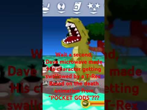 Dave Made a reference to One of the death animations from " Pocket gods "!?!?!?