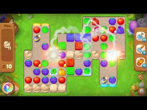 Gardenscapes Level 1966 With No Boosters - Hard Level