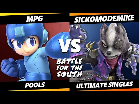 Battle for the South - MPg (Mega Man) Vs. SickoModeMike (Wolf) Smash Ultimate - SSBU